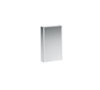 Châssis 25 armoire de toilette, éclairage vertical, éclairage d'ambiance, 750x450, charnière à droite, H4083529001441, Exécution: Pièces latérales en miroir