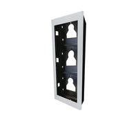 Châssis À Encastrer 3 Modules Ultra, Blanc - COMELIT UT9163W