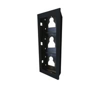 Châssis À Encastrer 3 Modules Ultra, Noir - COMELIT UT9163B