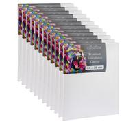 Châssis Cretacolor 24 x 30 cm - Lot de 12 - Kit de toiles - Toiles de peinture haut de gamme sur châssis en bois - Toile en coton pour l'acrylique, l'huile et les techniques mixtes