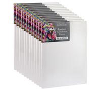 Châssis Cretacolor 30 x 40 cm - Lot de 12 - Kit de toiles - Toiles de peinture haut de gamme sur châssis en bois - Toile en coton pour peinture acrylique, huile et techniques mixtes