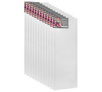 Châssis Cretacolor 30 x 80 cm - Lot de 12 - Kit de toiles - Toiles de peinture haut de gamme sur châssis en bois - Toile en coton pour l'acrylique, l'huile et les techniques mixtes