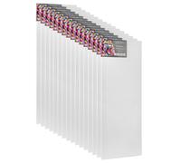 Châssis Cretacolor 30 x 80 cm - Lot de 16 - Kit de toiles - Toiles de peinture haut de gamme sur châssis en bois - Toile en coton pour acrylique, huile et techniques mixtes