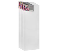 Châssis Cretacolor 30 x 80 cm - Lot de 4 - Kit de toiles - Toiles de peinture haut de gamme sur châssis en bois - Toile en coton pour acrylique, huile et techniques mixtes
