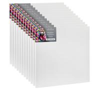 Châssis Cretacolor 50 x 50 cm - Lot de 12 - Kit de toiles - Toiles de peinture haut de gamme sur châssis en bois - Toile en coton pour acrylique, huile et techniques mixtes