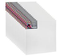 Châssis Cretacolor 50 x 50 cm - Lot de 16 - Kit de toiles - Toiles de peinture haut de gamme sur châssis en bois - Toile en coton pour l'acrylique, l'huile et les techniques mixtes
