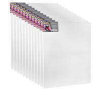 Châssis Cretacolor 60 x 80 cm - Lot de 12 - Kit de toiles - Toiles de peinture haut de gamme sur châssis en bois - Toile en coton pour peinture acrylique, huile et techniques mixtes