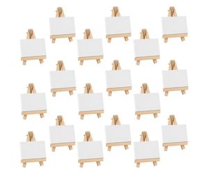 Châssis Cretacolor - Lot de toiles 6 x 9 cm - 18 pièces - Toiles de peinture haut de gamme sur châssis en bois de 1,5 cm - Toile en coton pour l'acrylique, l'huile et les techniques mixtes