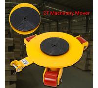 Châssis de transport 2T 4400lbs Roues de transport Roues universelles 360° Transport Roller Jaune Mover Machine