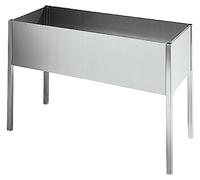 Châssis KWC, modèle SIRIUS, en acier inoxydable, dimensions 2140 x 870 x 518 mm, pieds réglables