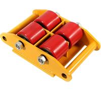 Châssis pour machines - Châssis de transport pour charges lourdes - Capacité de charge 6 t (6000 kg) - Pour entrepôts et usines - Pour meubles et appareils électroménagers - Jaune