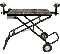 Châssis pour scie circulaire – table de machine pliante, établi réglable en hauteur sur roulettes, support de machine universel pour atelier et chantier, équipé de supports pour pièces à travailler