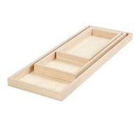 Chassis rectangulaires 3D en bois à décorer - 20, 30 et 40 cm - 3 pcs G