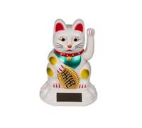 Chat Maneki Neko Solaire figurine solaire animée qui bouge le bras
