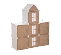 Château de rangement jute et plastique pour chambre d'enfant Atmosphera for Kids - 109