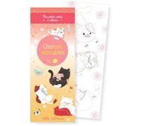 Chatons adorables - Mes petites cartes à colorier 35 illustrations à personnaliser - Collectif - Mila Boutan Eds - broché - Document jeunesse