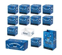 Chatonshen Coffret Cadeau 12 Pièces, Boîte à Enveloppes de Remise de Diplômes, Tirelire à Effet -up Automatique, En Papier avec Compartiments pour Mini Cartes, Bleu 10