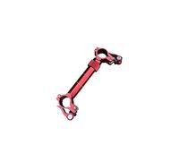 Chatonshen Support Parapluie Chaise Pince Alu Support Réglable Installation Pratique Maintien Solide Convient Pêche Terrasse Extérieur, Rouge