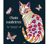 Chats malicieux - Coloriages pour me détendre 48 coloriages pour se détendre et s'évader toute l'année ! - Collectif - Merci Les Livres - broché - Livre-jeu