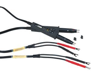 CHAU P01103063 - Sondes de test Kelvin, 10 A, lot de 2, pour micro-ohmmètre C.A