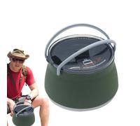 Chaudière à eau chaude - 15,5 x 15,5 x 11 cm Bouilloires de voyage, bouilloires portables, en silicone multi-scénarios applicables pour la randonnée, le camping, bouilloire | Cafetière de camping