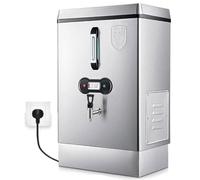 Chaudière à eau commerciale 30L, recharge automatique et distributeur à chaud instantané double filtré, Urne électrique en acier inoxydable pour maison de café, conception de sécurité pour les économi