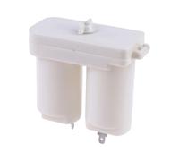 Chaudière à gaz ABS double boîte 8 x 9 cm Blanc | Ce double boîtier ABS fournit un compartiment d'alimentation fiable pour chauffe-eau à gaz.