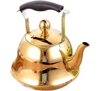 Chaudière de théière - Cuisine à la bouilloire - Cuisson à l'eau - Acier inoxydable - 4L - Or