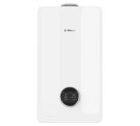 Chaudière gaz à condensation Bosch CSH5800iG 15 P 23, 15 kW, compatible hydrogène, écran tactile, blanche, 1 unité.