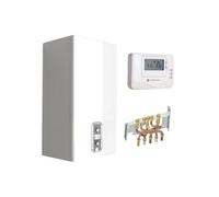 Chaudière Gaz BasNox Ballon Niagara C Nox Chaffoteaux 24 kW / VMC Complète (Douilles + Dosseret) avec Thermostat Filaire Gris G