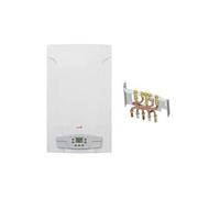 Chaudière Gaz BasNox Luna ST Blue Compact 2.24 Chappée 24 kW / VMC Complète (Douilles + Dosseret)