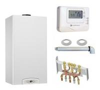 Chaudière gaz condensation inoa green chaffoteaux 25 kw complète (ventouse + douilles + dosseret) avec thermostat filaire G