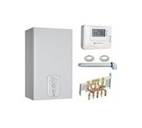 Chaudière Gaz Condensation Niagara C Green 25 kW Complète (Ventouse + Douilles + Dosseret) avec Thermostat Filaire