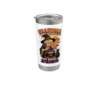 Chaudron de sorcière de grand-mère Halloween Humour noir Gobelet isotherme en acier inoxydable double paroi