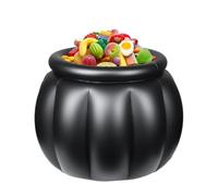 Chaudron Gonflable Halloween PVC noir grande capacité réutilisable