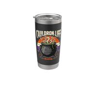Chaudron Life Brewing Halloween Gobelet isotherme en acier inoxydable double paroi