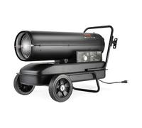 VEVOR Chauffage à air pulsé DG-K100 – 100000 BTU, thermostat réglable, réservoir 38 L, portable, noir