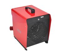 WDH Chauffage à air pulsé WDH-BGP09 – 9 kW (400V/16A) transportable pour chantiers – Nouveau