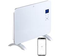 Sichler Chauffage à convection connecté EHZ-1000 1000 W compatible avec commande vocale Blanc
