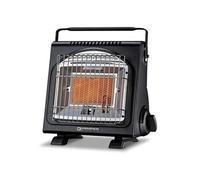 Chauffage à gaz portable Piezo 1700W à cartouche Systèmes Sécurité intégrés Autonomie 2h30 KEMPER