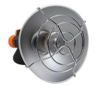 Chauffage à gaz portable en cuivre pour jardin, camping et activités de plein air en hiver, mini chauffage de terrasse compact sans bouteille de gaz avec couvercle de sécurité et installation facile