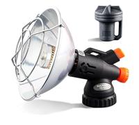 Chauffage à gaz portable, mini chauffage extérieur avec valve de régulation de puissance, réchaud de camping compact avec boîte de rangement pour la randonnée, la pêche et les pique-niques