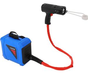Chauffage à induction magnétique - Chauffage à induction 1800 W - 4 bobines chauffantes - Ø 30/20 mm - pour voitures et petites pièces métalliques - Bleu