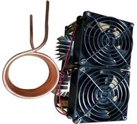 Chauffage à induction ZVS - Module d'attaque - 1800 W - 12–48 V - 40 A - Pilote à récupération - Tube en cuivre - Noir