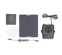 Chauffage à panneau solaire portable de 20 W, chauffage de panneau solaire avec compartiment à piles, chauffage à panneau solaire chauffant chauffant