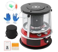 Chauffage à pétrole 8000 BTU - Chauffage portable pour extérieur - Camping, garage, pêche et jardin - Jusqu'à 18 h de temps de chauffage - Réglable en hauteur - Sans électricité (réservoir de 5,2 l