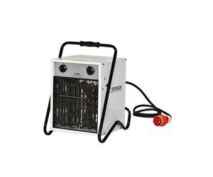 Chauffage air pulsé portable électrique avec thermostat d'ambiance intégré 9 kW 800m3/H 380V Triphasé B9C/S Sovelor