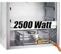 Chauffage au gaz, brûleur pour four à fumer, 2,5 kW, chauffage pour armoire à fumer, système de chauffage pour fumoir, 2500W