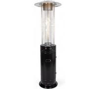 Chauffage au gaz GPL Patio Glass 13 kW avec tube en verre et allumage par impulsion, H 210 cm