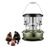 Chauffage Au Kérosène 2 En 1,Combustion 16 À 21 Heures,For Tente,Pêche | Chauffage Intérieur Et Extérieur Portable,Réservoir 4,6 L,En Acier Inoxydable,Sans Électricité,Flamme Réglable(Green)